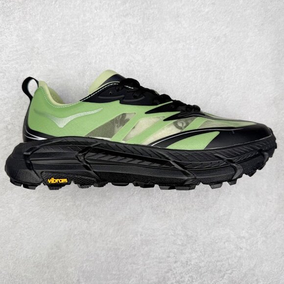 HOKA x Satisfy Mafate Speed 4 Lite STSFY Sulfur Running Shoes - Picture 3 of 9